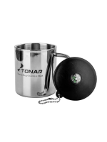 Термокружка 350ML с пл. крышкой+карабин (T.TK-038-350)