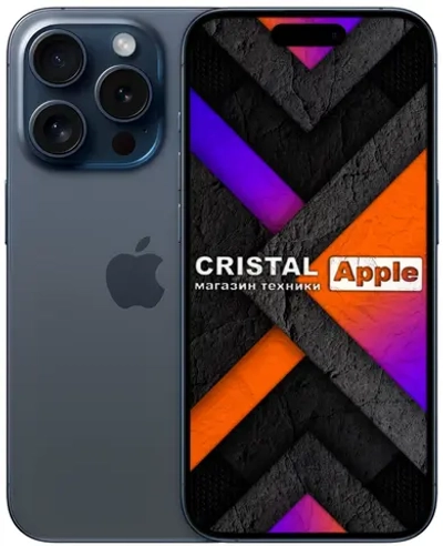 iPhone 15 Pro 128 ГБ Blue Titanium(Без коробки)