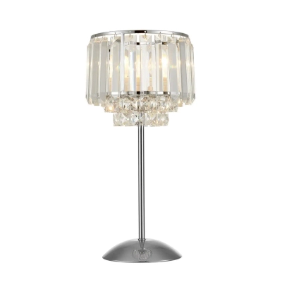 Citilux Синди CL330811 Настольная лампа хрустальная Хром