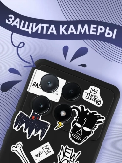 Чехол Xiaomi Poco X6 Pro с принтом