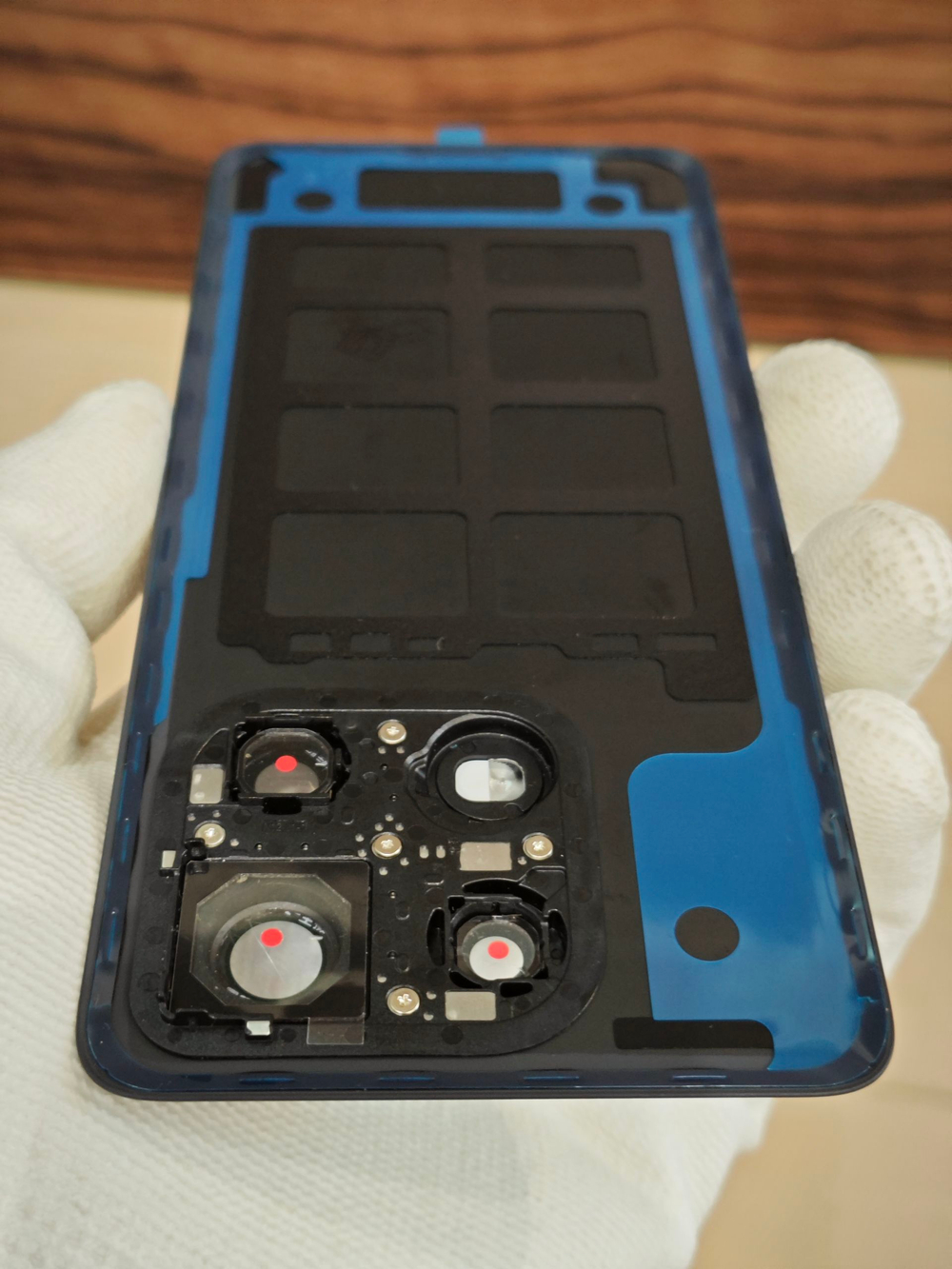 Задняя крышка ORIGINAL для Xiaomi 14T Pro 2407FPN8EG - ( заднее стекло ) цвет: Голубой / Titan Blue