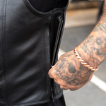 Жилет Leather Nomad Cut Black BOBHEAD
