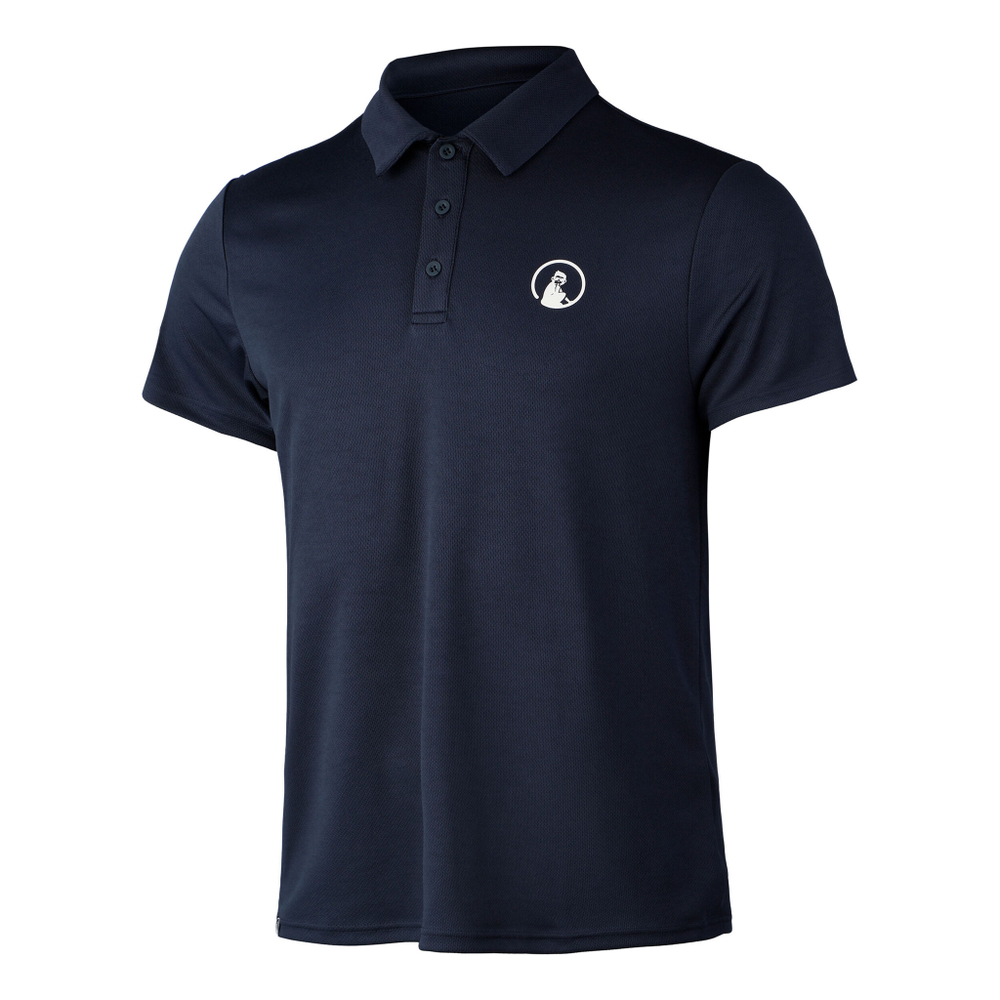 Мужское теннисное поло Quiet Please Tournament Polo Men - Blue