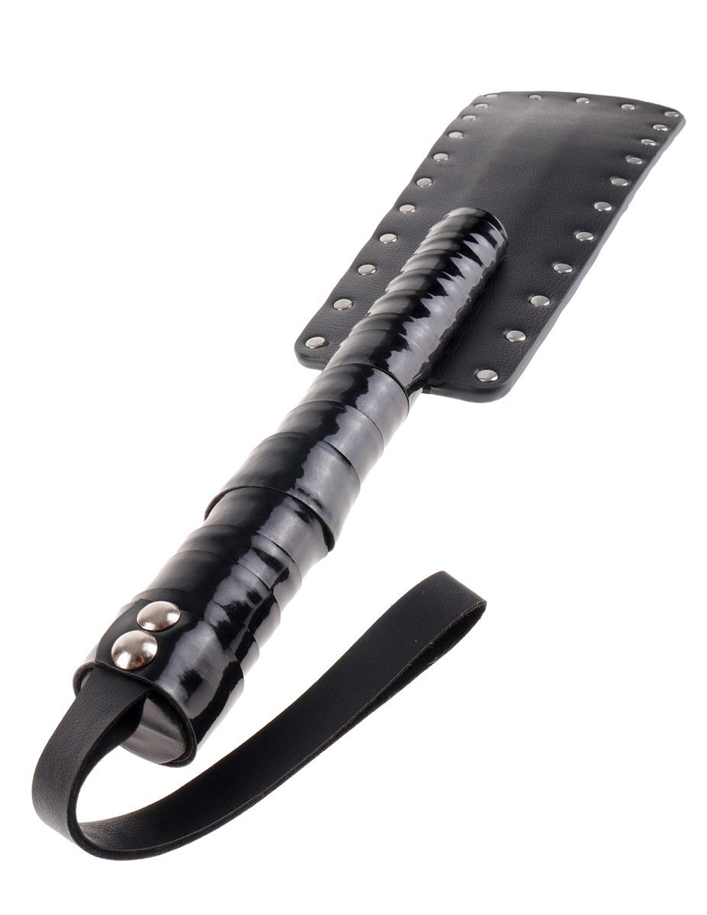 Шлепалка Punisher Paddle с клёпками - 50,8 см. (Цвет: черный)