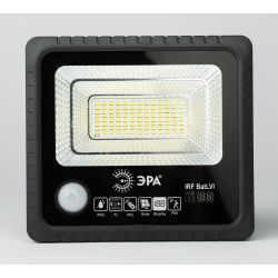 Прожектор ЭРА ERAPRO-50 светодиодный уличный 50 Вт 360 Лм 5000K IP65 на солнечной батарее с датчиком движения ПДУ | Уличное освещение на солнечных батареях