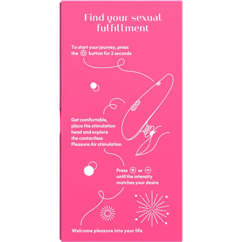 Бесконтактный клиторальный стимулятор Womanizer Muse Pink Rose розовый