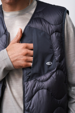 Жилет Blue Monte Gourd-Patterned Down Vest "Bakahe"