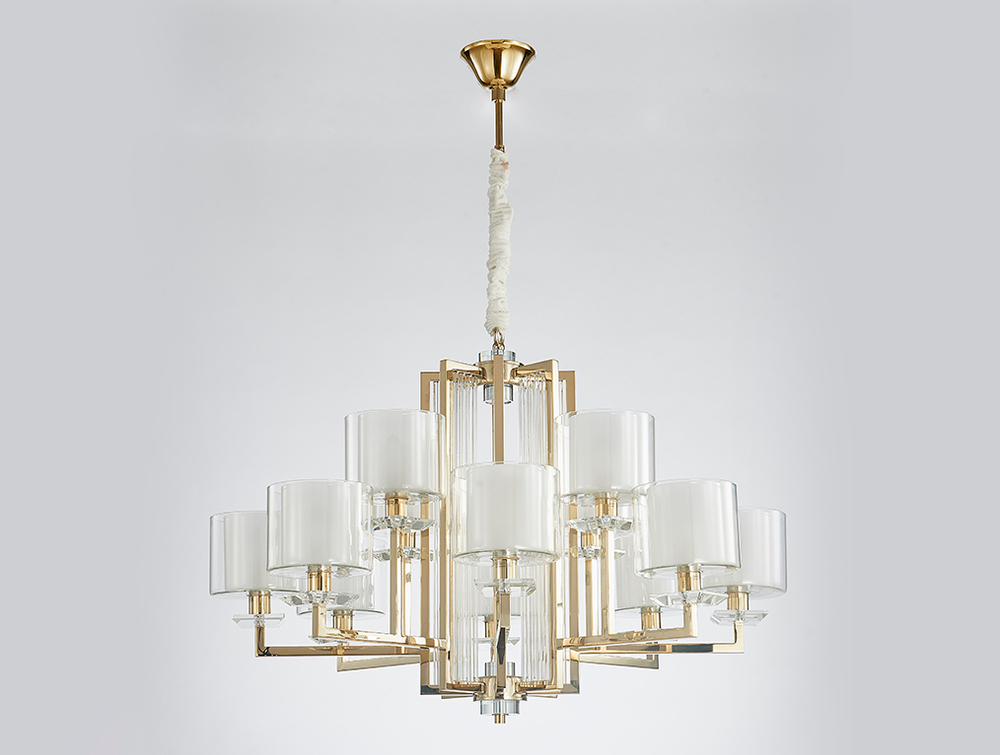 Подвесная люстра Newport ALEXANDRA 4408+4/C gold, М0062634