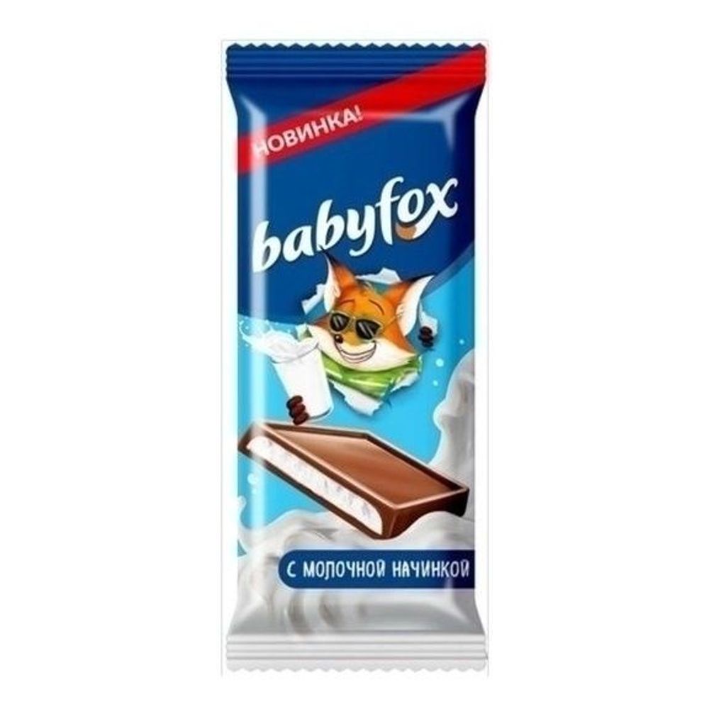 Шоколад Бэбифокс молочный 24г