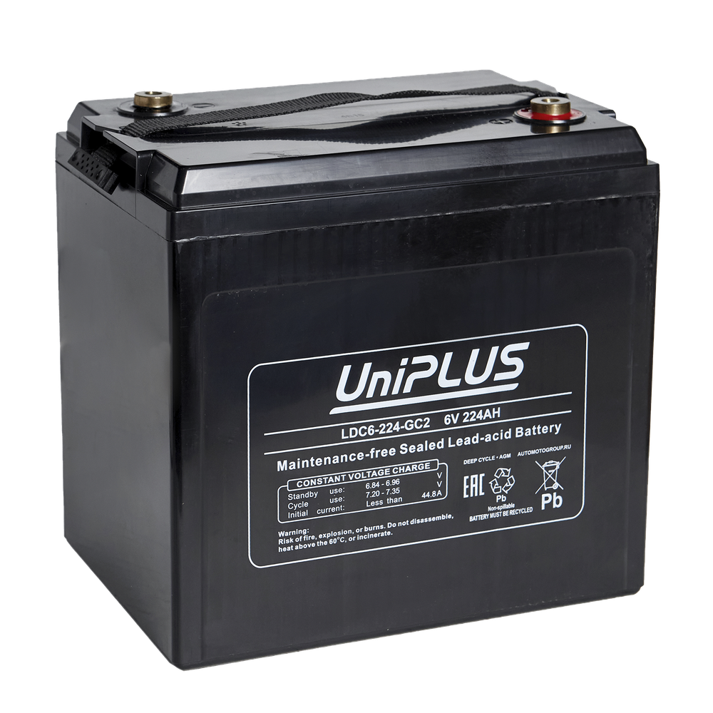 Тяговый аккумулятор LEOCH UniPLUS LDC6-224-GC2 (224Ач/6В) AGM-GEL