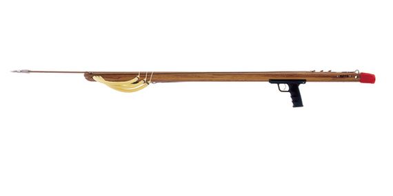 Ружье-арбалет подводное Riffe No ka oi #N 55"(140 см), 3 кольцевые тяги, гарпун 60"(152 см), дерево тиковое
