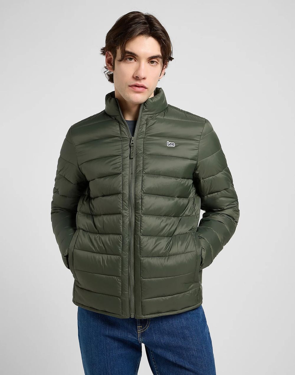 Куртка утепленная мужская LEE STAND COLLAR PUFFER