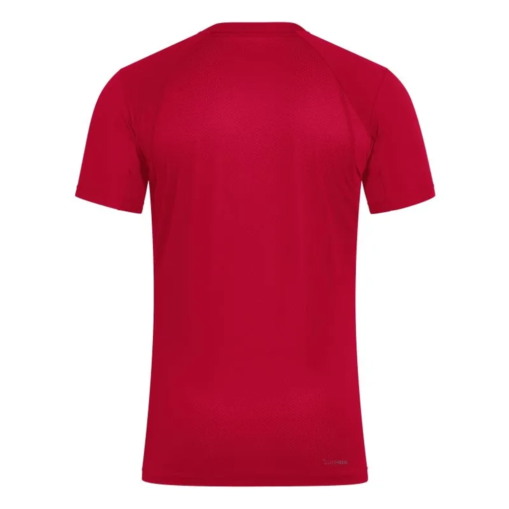 Мужская теннисная футболка Adidas Club Tennis Climacool - better scarlet