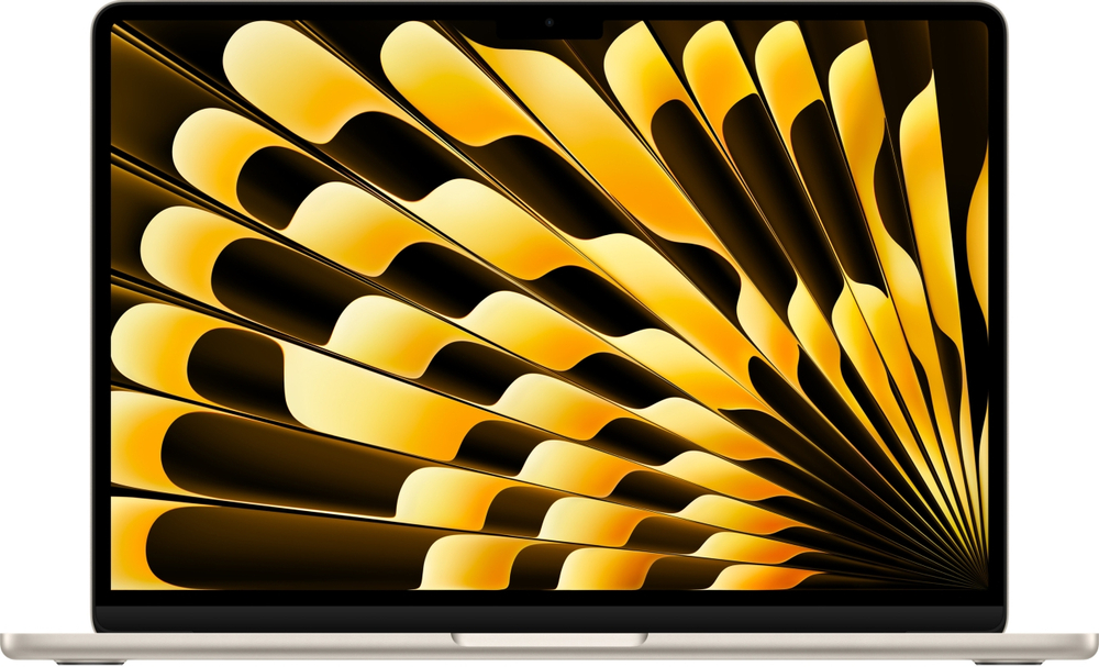 Ноутбук Apple MacBook Air 15 (M4, 10C CPU/10C GPU, 2025), 16 ГБ, 512 ГБ SSD, Starlight (сияющая звезда) MW1K3
