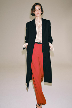 ZARA ШИРОКИЕ БРЮКИ — ZW COLLECTION, КРАСНЫЙ