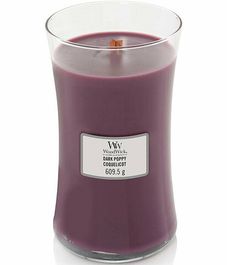 Темный мак, ароматическая свеча, WoodWick