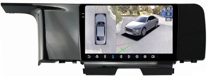 Магнитола для KIA Sorento 4 2020+ - FarCar BX9-360-9624 монитор 9.5" 2K QLED на Android 13, Быстрая, CarPlay, 4G SIM-слот, 4 камеры в комплекте