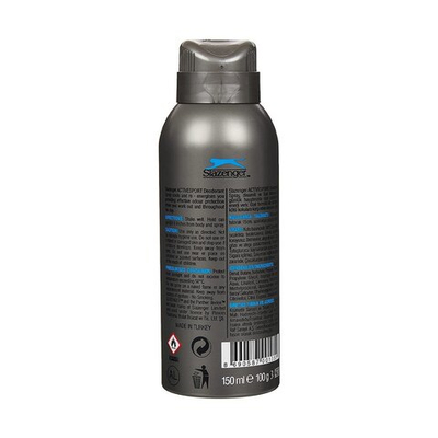 Мужской дезодорант Slazenger Active Sport синий 150 мл (Турция)