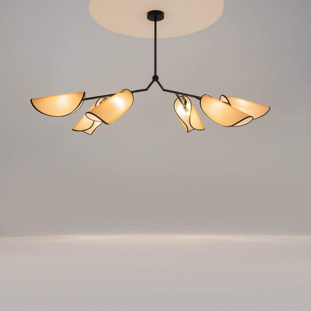 Люстра на штанге Maytoni Organic MOD225PL-06B