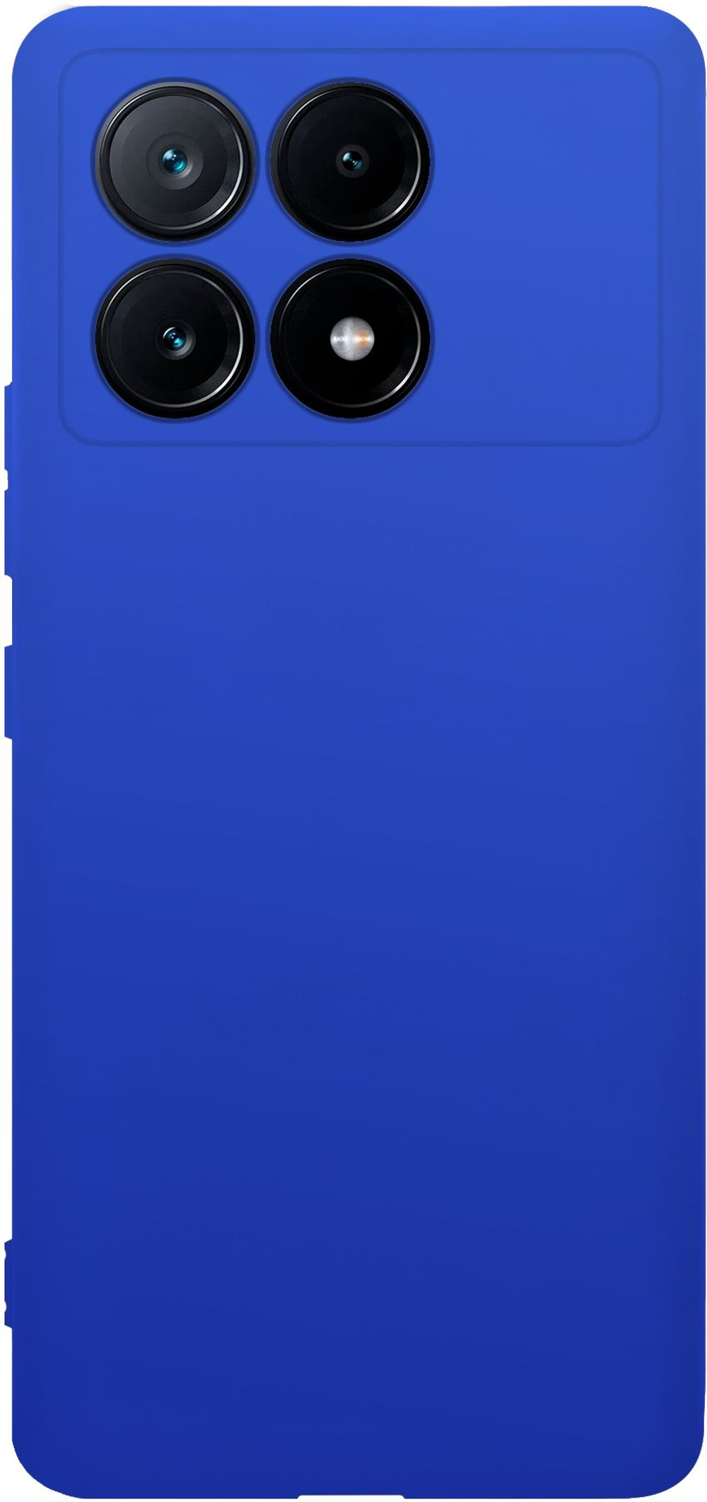 Мягкий Soft Touch чехол из силикона для XIAOMI POCO X6 PRO / REDMI K70E с бархатной подкладкой