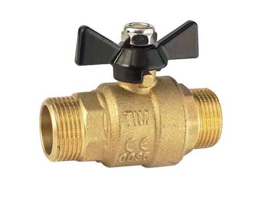 Кран шаровый Tim 1/2" НР-НР с бабочкой