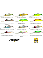 Воблер для рыбалки Pontoon21 DeepRey 90F-DR, 075, 91мм, 20.4 гр., 3.0-4.0 м.