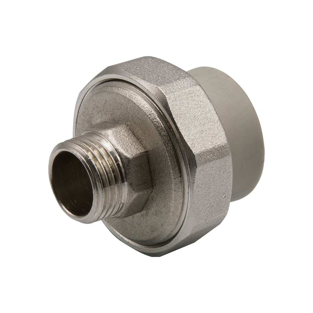 Муфта комб. разъемная, нар 25х1/2" EVER® СЕРЫЙ (Россия)