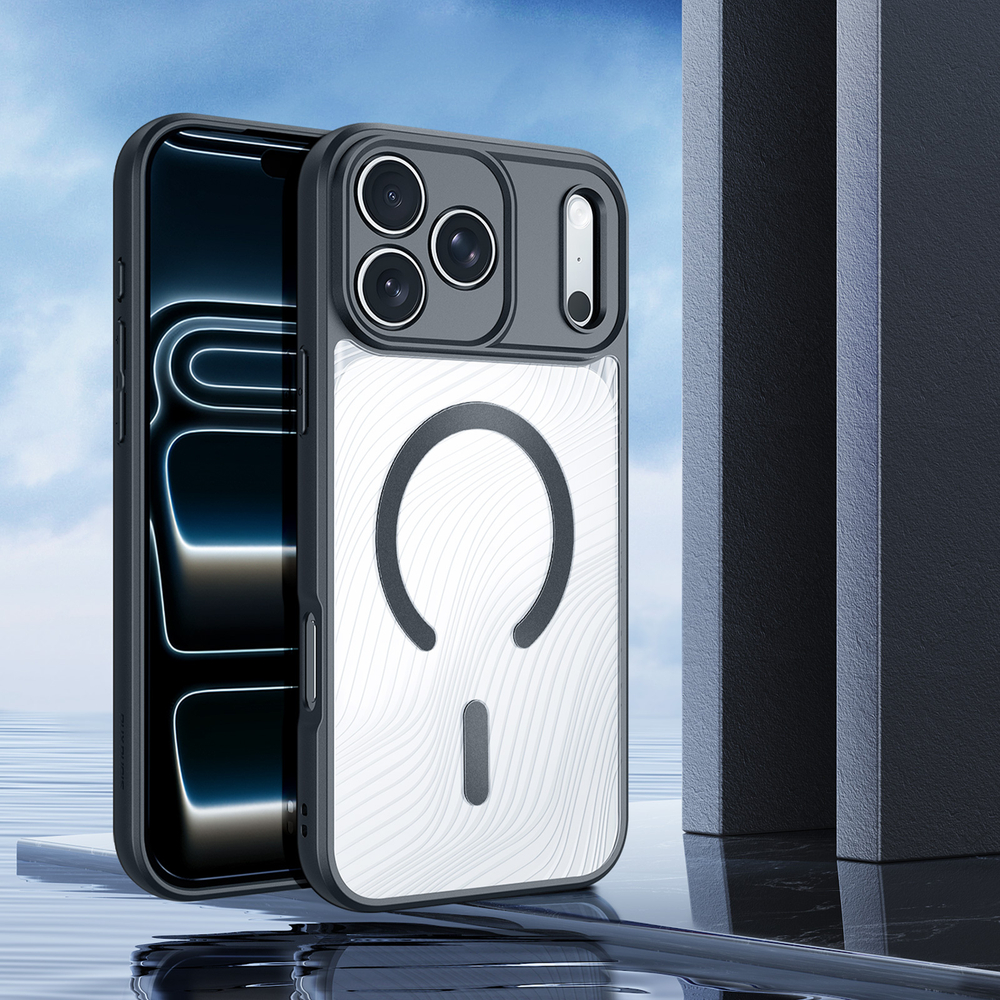 Чехол с MagSafe от Dux Ducis для iPhone 17 Pro Max, серия Aimo Mag Series (Open Ring Version)
