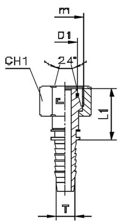 Фитинг DN 20 DKO-L (Г) 30x2 22