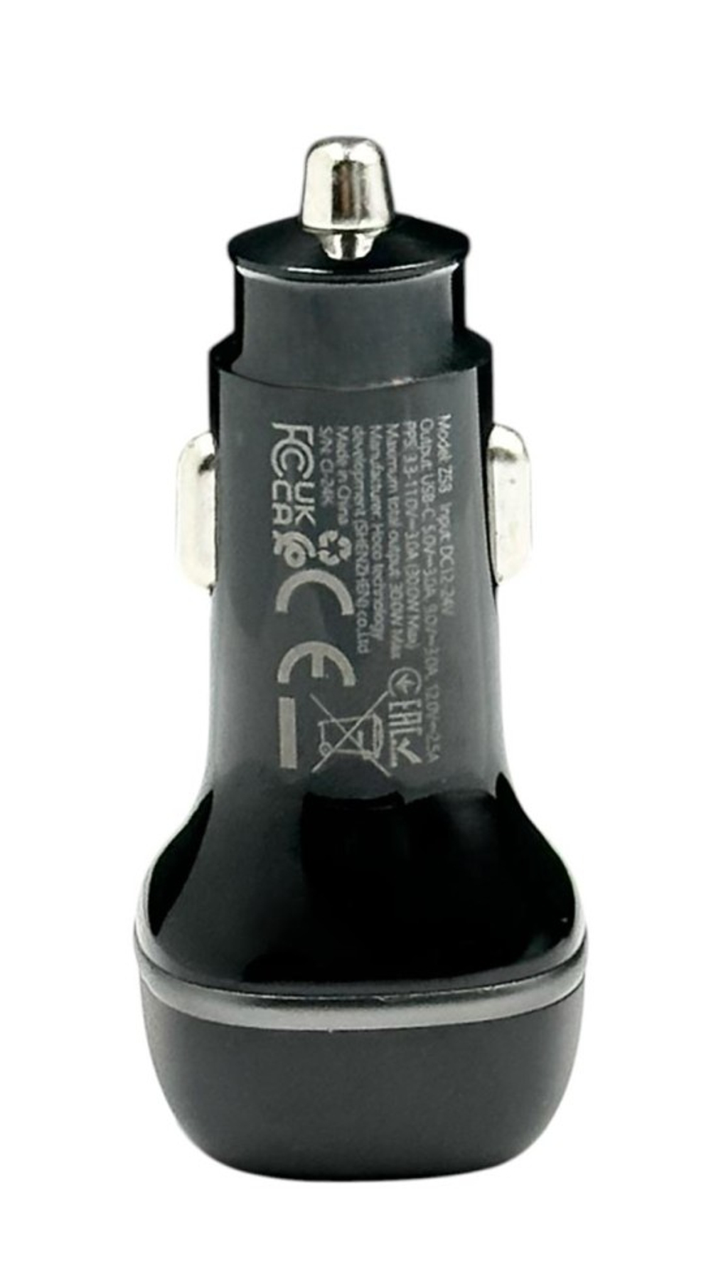 Автомобильное заряд. устр. Hoco Z58 1C 30W чёрный