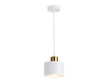 Подвесной светильник в стиле лофт 1*Е27 TR8112 WH/BS белый/латунь Traditional Ambrella