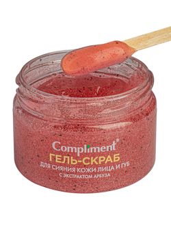 Compliment Гель-скраб для сияния кожи лица и губ с экстрактом арбуза