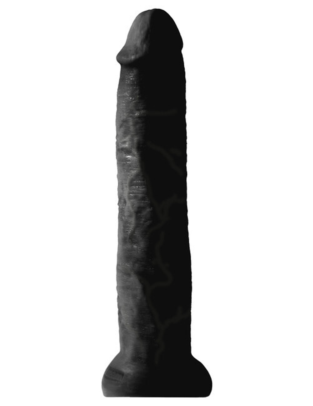 Фаллоимитатор-гигант на присоске черный King Cock 13" Cock Black (Цвет: черный)