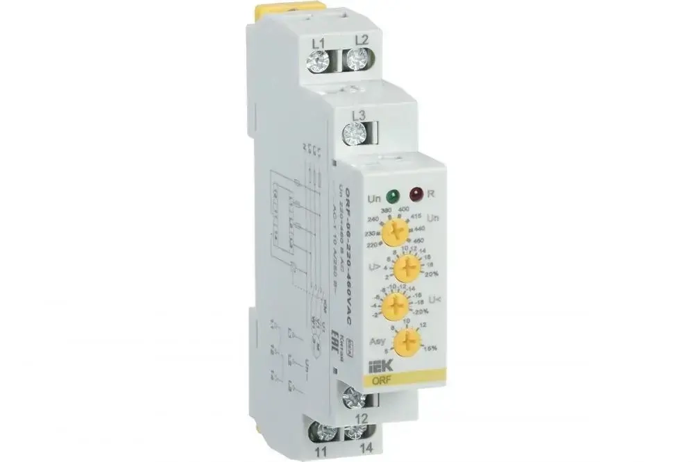Реле тока IEK ONI ORI 0,5-5 А 24-240 В AC / 24 В DC арт. ORI-01-5