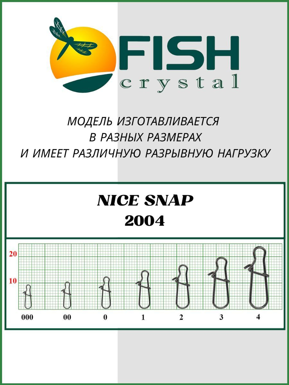 Застежка рыболовная Nice Snap 2004 №2