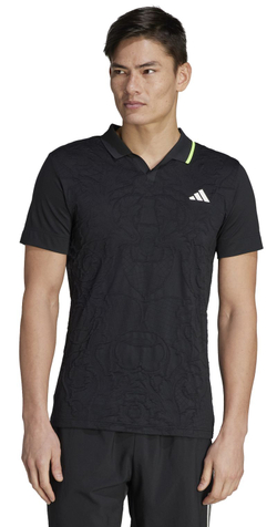 Мужское теннисное поло Adidas FreeLift Pro Tennis - black