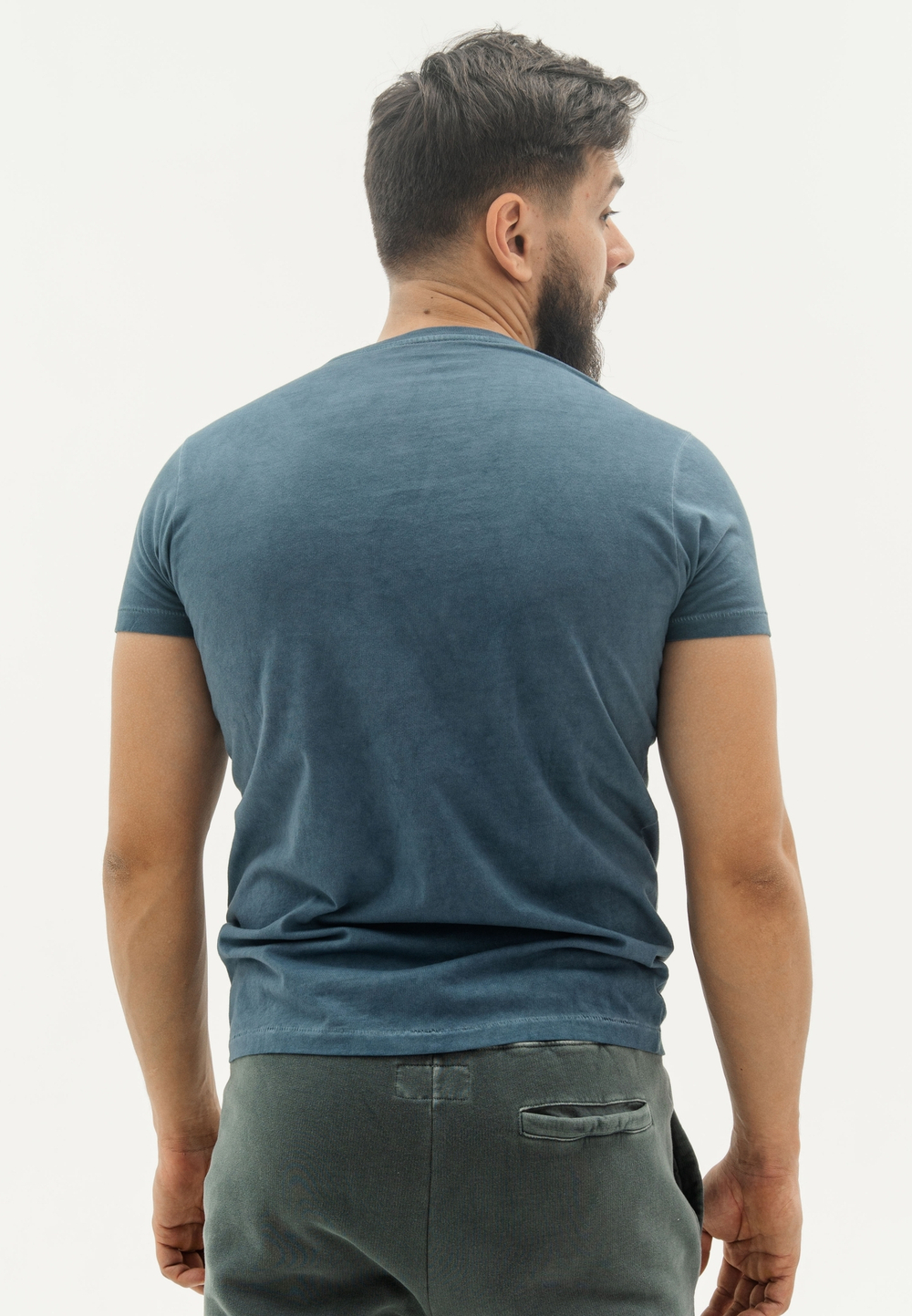 Футболка Bowery NYC "Squadron" Vintage Fade Ocean Blue