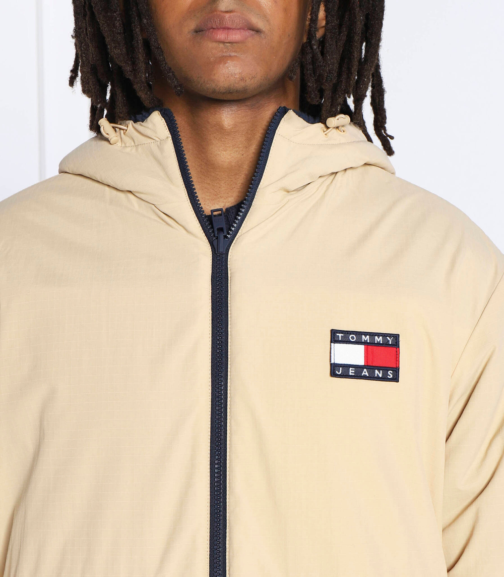 двухсторонняя куртка sherpa Tommy Jeans - бежевый(DM0DM14455)
