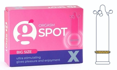 Стимулирующая насадка G-Spot X Big size (Цвет: прозрачный)