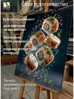 Картина "Морской всплеск", модульная 50х70см 1шт.