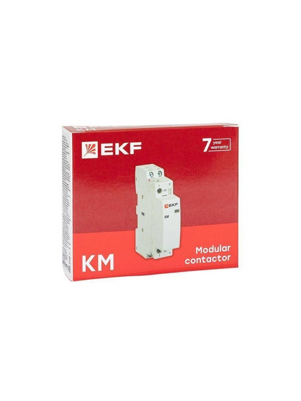 Контактор модульный КМ 20А 2NО (1 мод.) EKF km-1-20-20