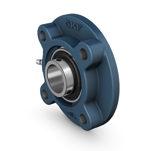 SKF FYC 40 TF — шарикоподшипниковый узел с круглым фланцем для вала 40 мм с установочными винтами