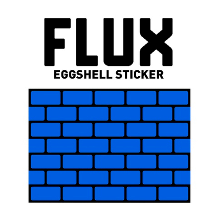 Стикер FLUX Eggshell BRICKS - (1шт) (Голубой)
