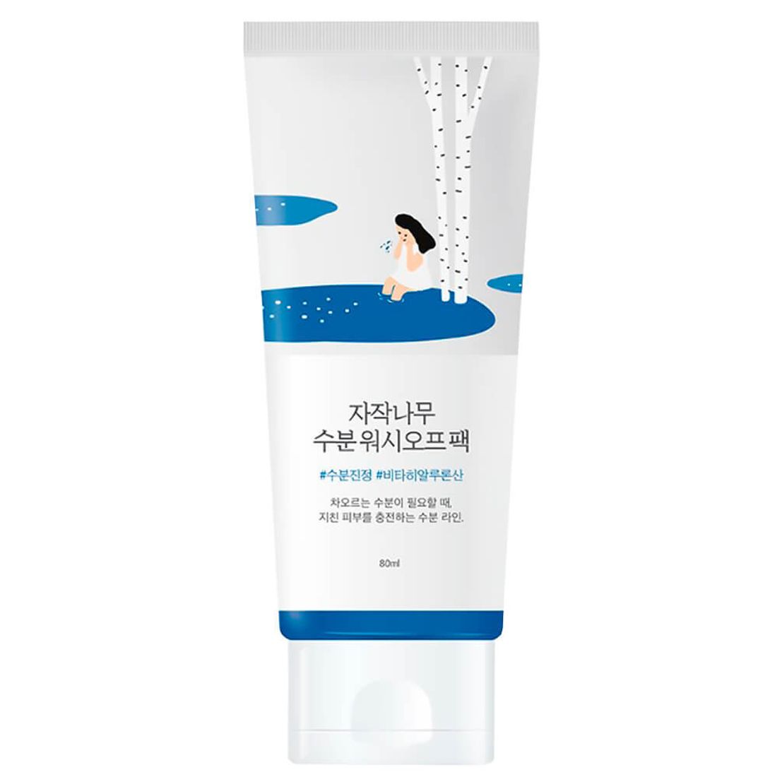 Увлажняющая маска ROUND LAB Birch Juice Moisturizing Washoff Pack 80 мл