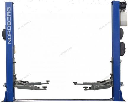 Цена на NORDBERG (N4125-4,5T) Подъемник 380V 2х стоечный 4,5т (синий)
