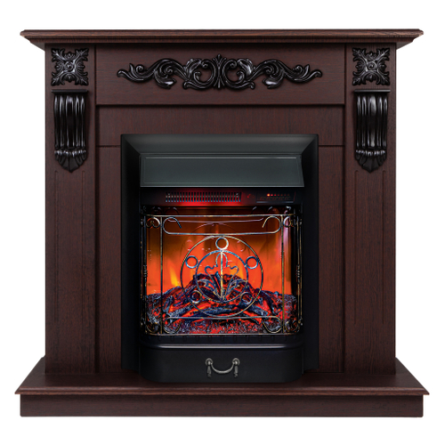 Каминокомплект Real Flame Dominica DN с очагом Majestic Lux Black RC