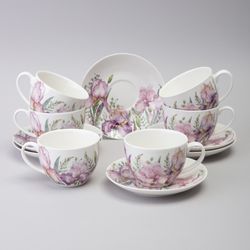 ЧАЙНЫЙ НАБОР LEFARD "IRISES" НА 6 ПЕР. 12 ПР. 275 МЛ (КОР=4НАБ.)