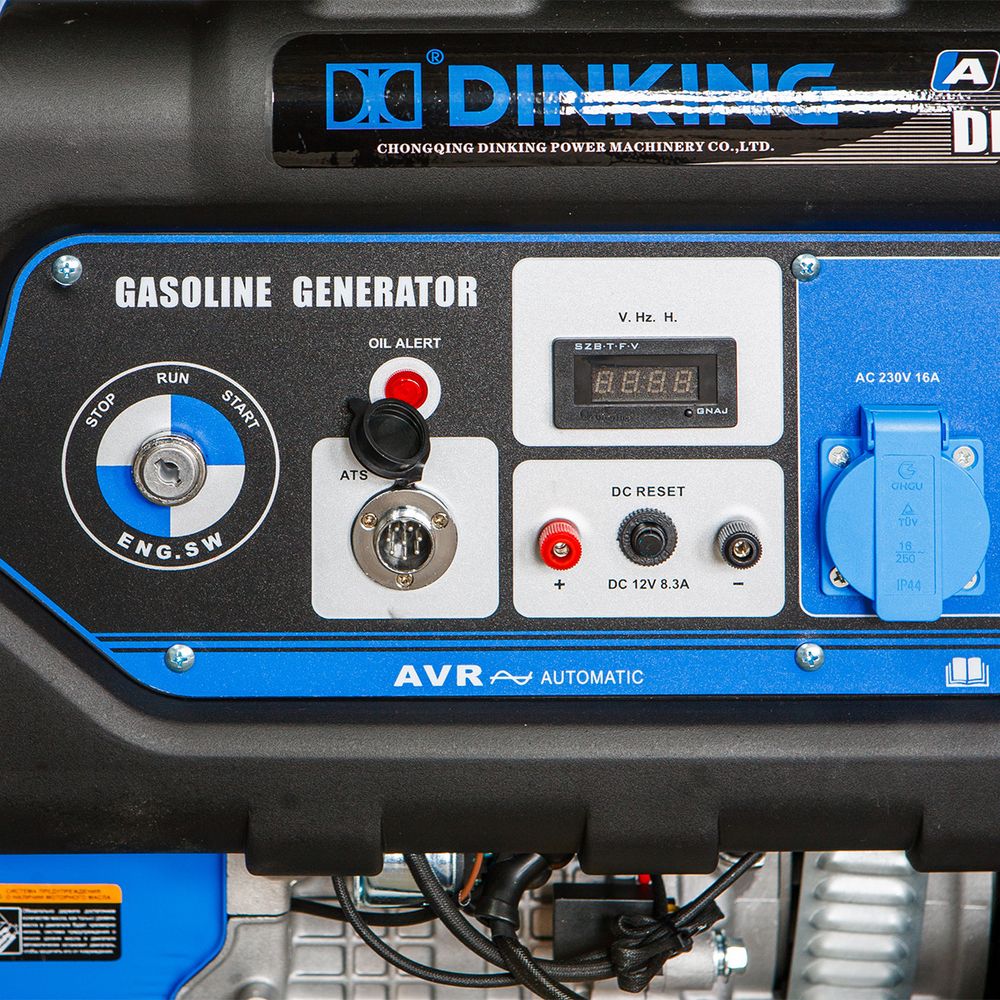 Генератор бензиновый Dinking DKA8500EW - [7.8 кВт / 220V] эл. пуск