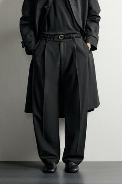 БРЮКИ RELAXED FIT СО СКЛАДКАМИ — ZARA · 3046/190