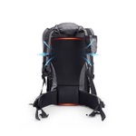 Рюкзак туристический Naturehike Rock Series 60L+5L с рамой Hiking, Climbing, Trekking and Travelling Black, 6927595746370